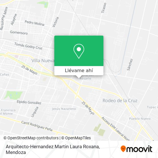Mapa de Arquitecto-Hernandez Martin Laura Roxana