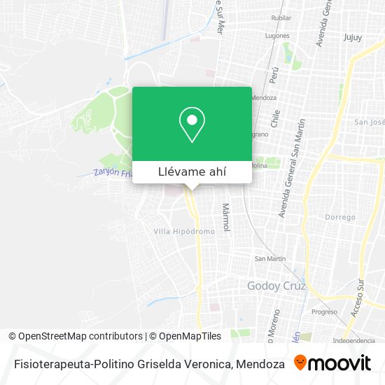 Mapa de Fisioterapeuta-Politino Griselda Veronica