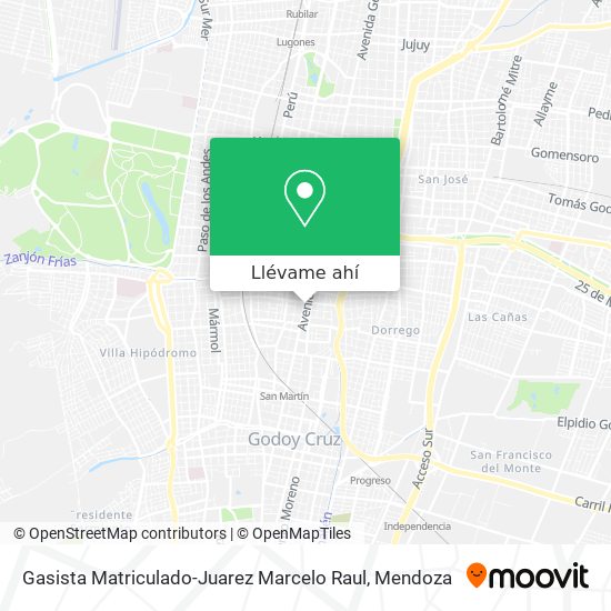 Mapa de Gasista Matriculado-Juarez Marcelo Raul
