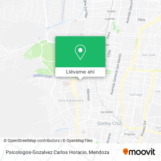 Mapa de Psicologos-Gozalvez Carlos Horacio