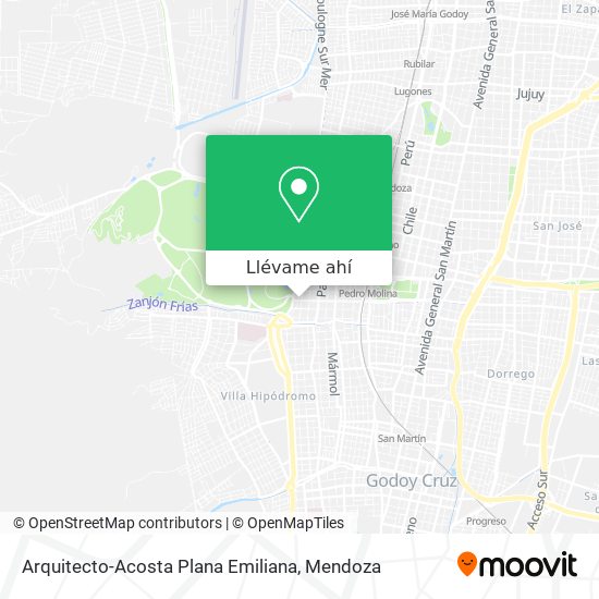 Mapa de Arquitecto-Acosta Plana Emiliana