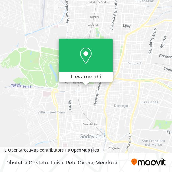 Mapa de Obstetra-Obstetra Luis a Reta García