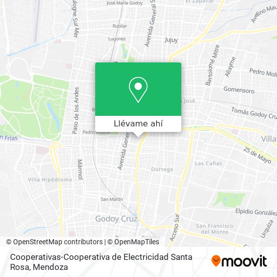 Mapa de Cooperativas-Cooperativa de Electricidad Santa Rosa
