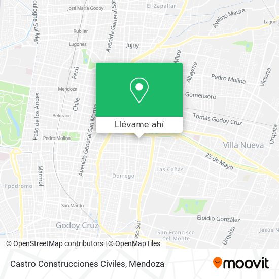 Mapa de Castro Construcciones Civiles