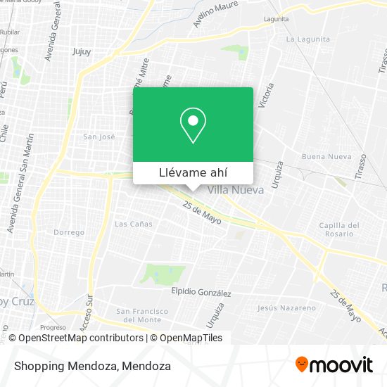 Mapa de Shopping Mendoza