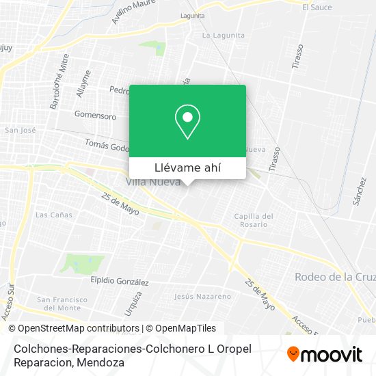 Mapa de Colchones-Reparaciones-Colchonero L Oropel Reparacion