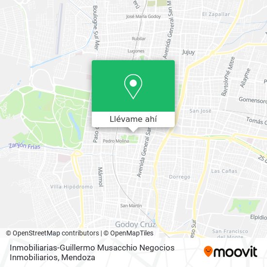 Mapa de Inmobiliarias-Guillermo Musacchio Negocios Inmobiliarios