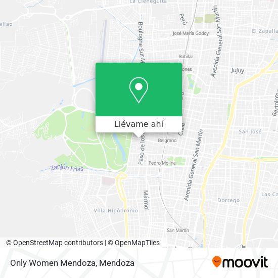 Mapa de Only Women Mendoza