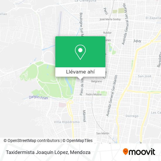 Mapa de Taxidermista Joaquín López