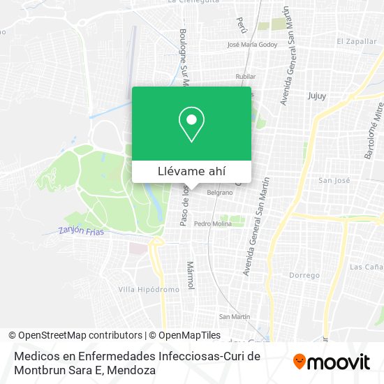 Mapa de Medicos en Enfermedades Infecciosas-Curi de Montbrun Sara E