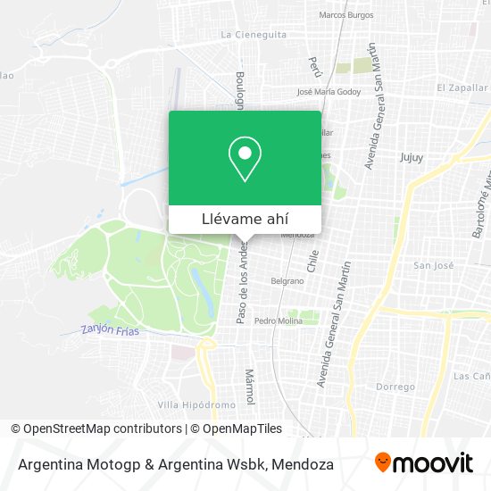 Mapa de Argentina Motogp & Argentina Wsbk