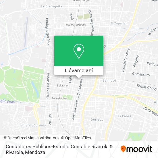 Mapa de Contadores Públicos-Estudio Contable Rivarola & Rivarola