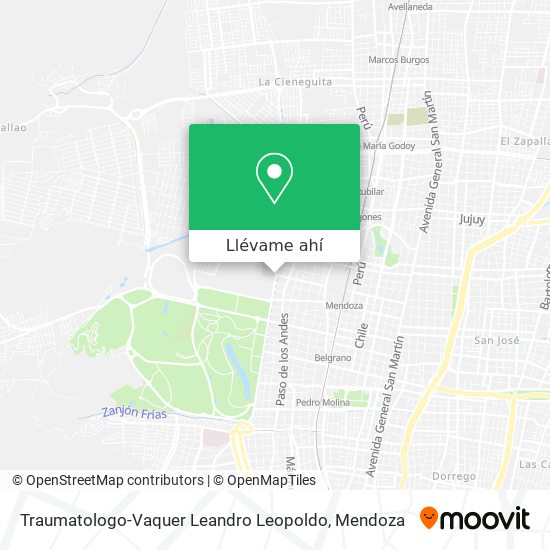 Mapa de Traumatologo-Vaquer Leandro Leopoldo