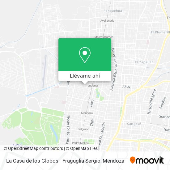 Mapa de La Casa de los Globos - Fraguglia Sergio