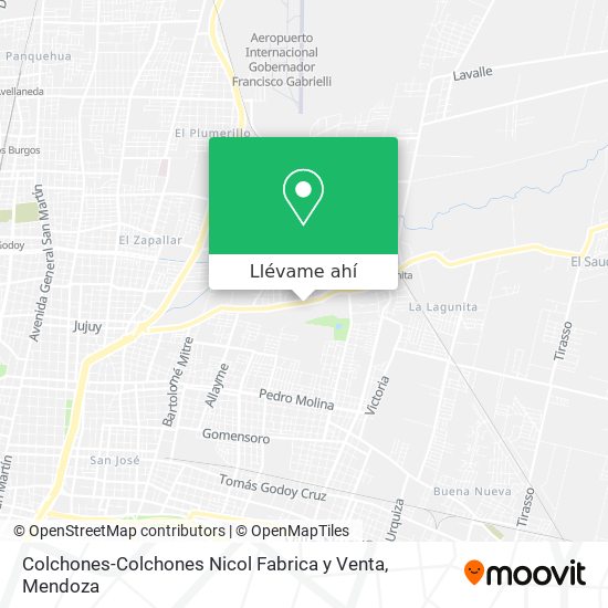 Mapa de Colchones-Colchones Nicol Fabrica y Venta