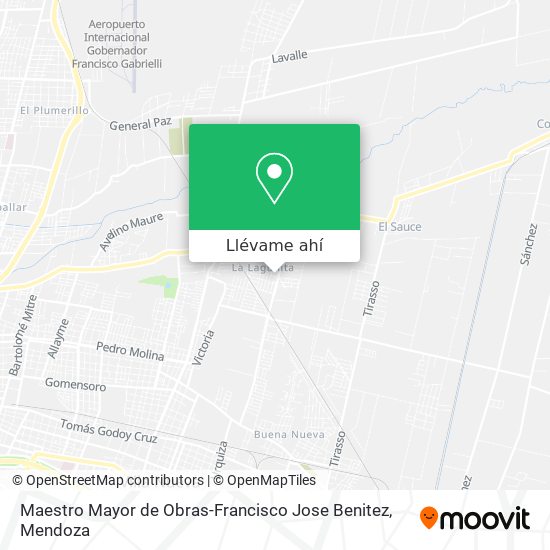 Mapa de Maestro Mayor de Obras-Francisco Jose Benitez