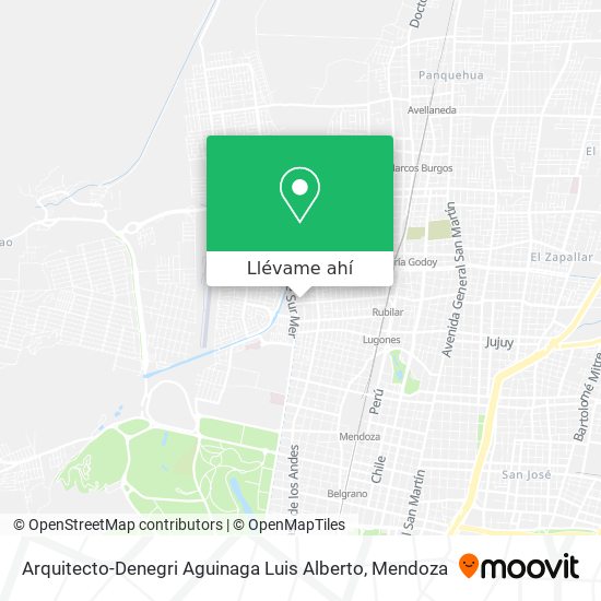 Mapa de Arquitecto-Denegri Aguinaga Luis Alberto