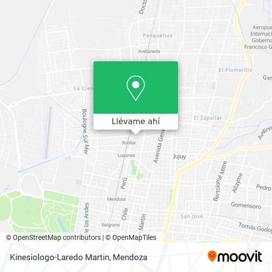 Mapa de Kinesiologo-Laredo Martin