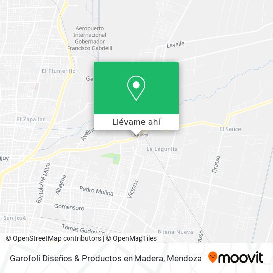 Mapa de Garofoli Diseños & Productos en Madera