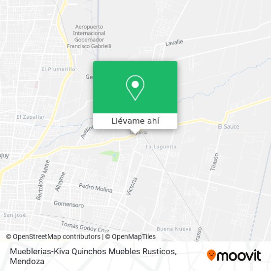 Mapa de Mueblerias-Kiva Quinchos Muebles Rusticos