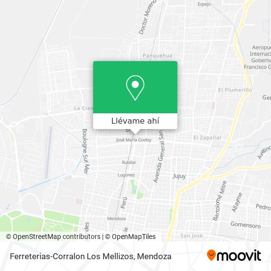 Mapa de Ferreterias-Corralon Los Mellizos