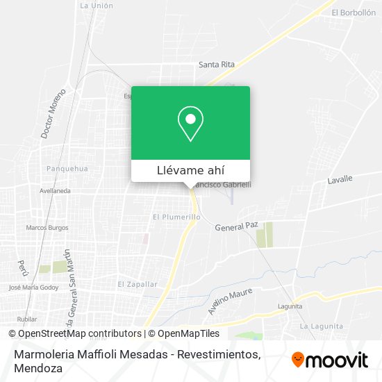 Mapa de Marmoleria Maffioli Mesadas - Revestimientos
