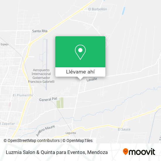 Mapa de Luzmia Salon & Quinta para Eventos