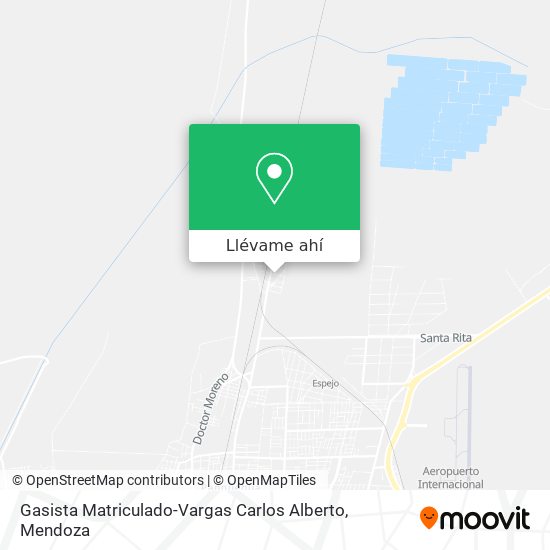 Mapa de Gasista Matriculado-Vargas Carlos Alberto