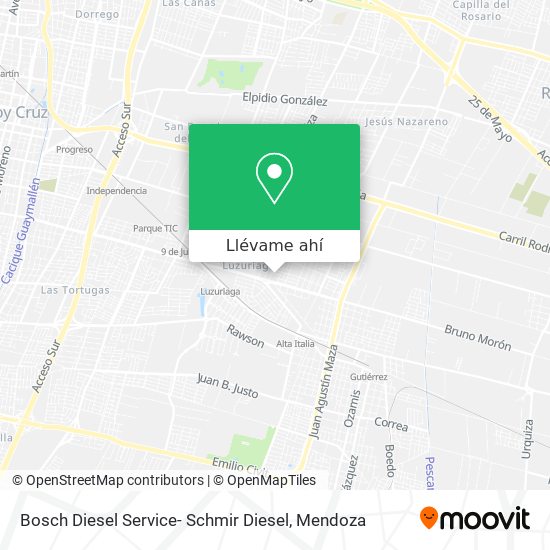 Mapa de Bosch Diesel Service- Schmir Diesel