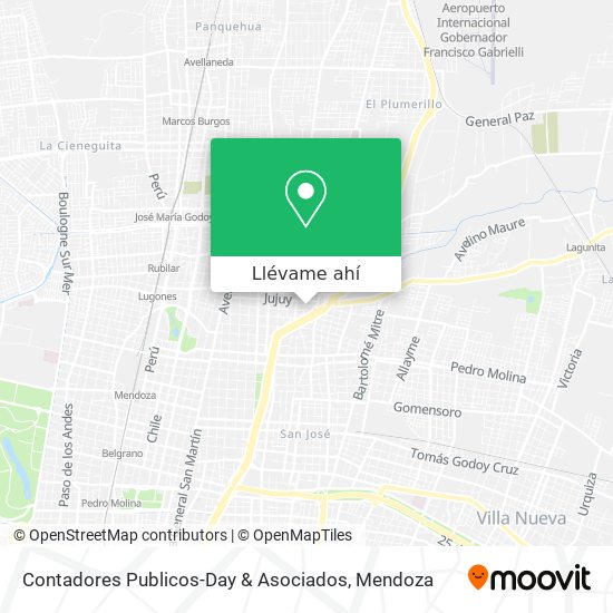 Mapa de Contadores Publicos-Day & Asociados