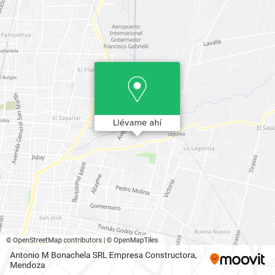 Mapa de Antonio M Bonachela SRL Empresa Constructora