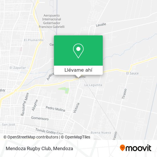 Mapa de Mendoza Rugby Club