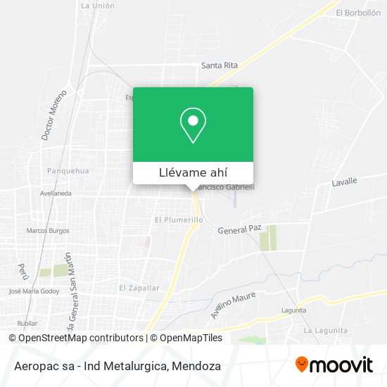 Mapa de Aeropac sa - Ind Metalurgica