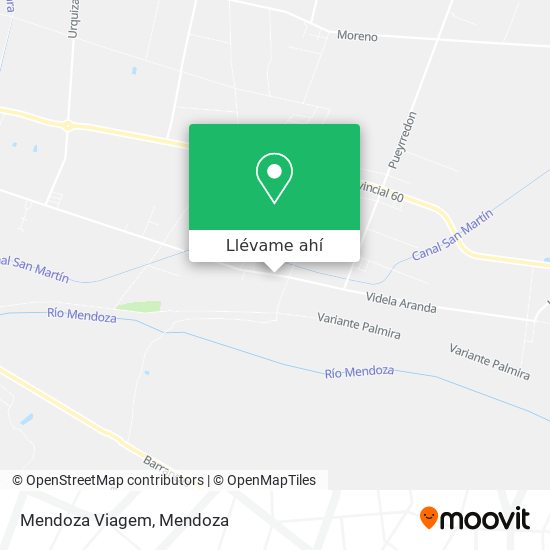 Mapa de Mendoza Viagem