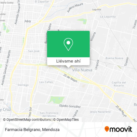 Mapa de Farmacia Belgrano