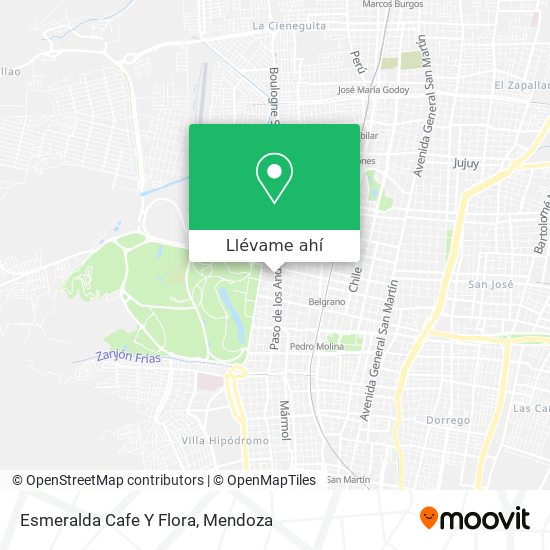 Mapa de Esmeralda Cafe Y Flora