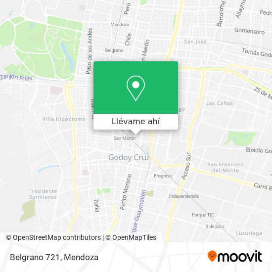 Mapa de Belgrano 721