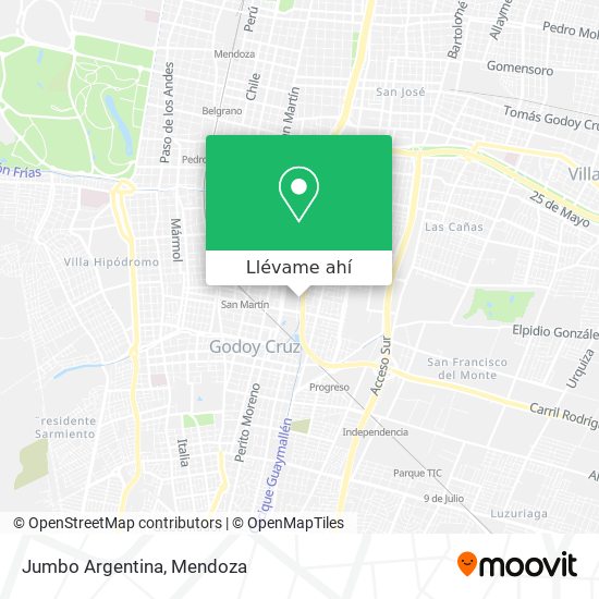 Mapa de Jumbo Argentina