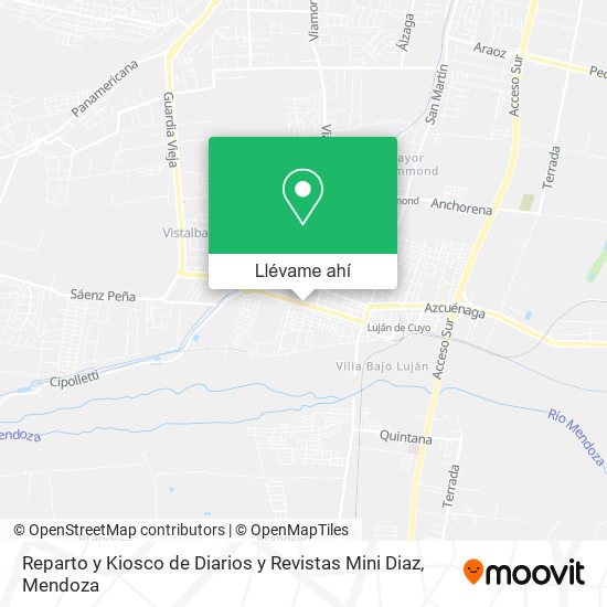 Mapa de Reparto y Kiosco de Diarios y Revistas Mini Diaz