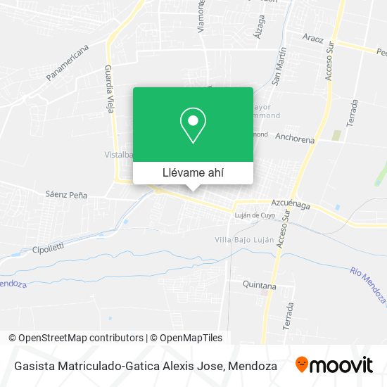 Mapa de Gasista Matriculado-Gatica Alexis Jose