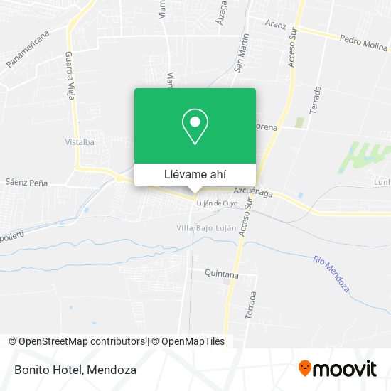 Mapa de Bonito Hotel