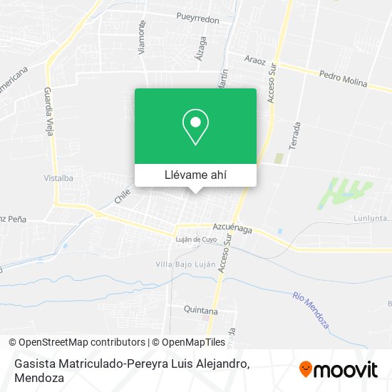 Mapa de Gasista Matriculado-Pereyra Luis Alejandro