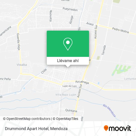 Mapa de Drummond Apart Hotel