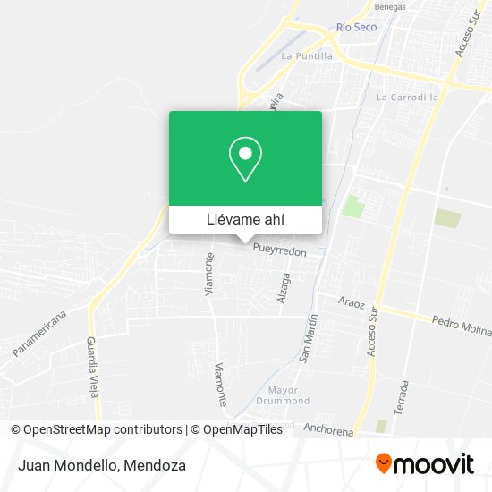 Mapa de Juan Mondello