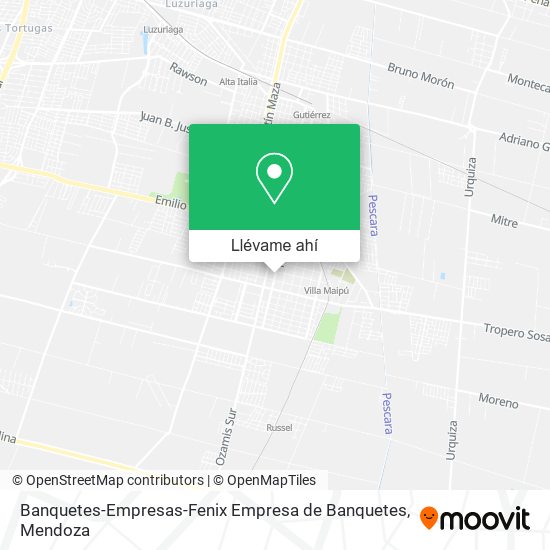 Mapa de Banquetes-Empresas-Fenix Empresa de Banquetes