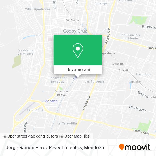 Mapa de Jorge Ramon Perez Revestimientos