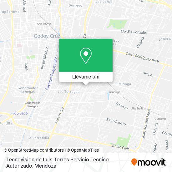 Mapa de Tecnovision de Luis Torres Servicio Tecnico Autorizado