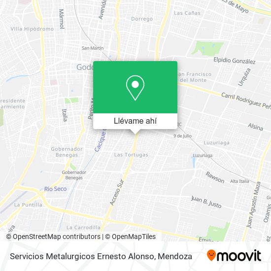 Mapa de Servicios Metalurgicos Ernesto Alonso