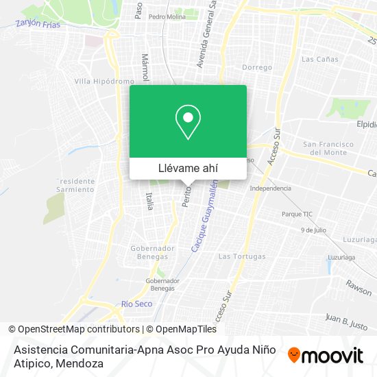 Mapa de Asistencia Comunitaria-Apna Asoc Pro Ayuda Niño Atipico