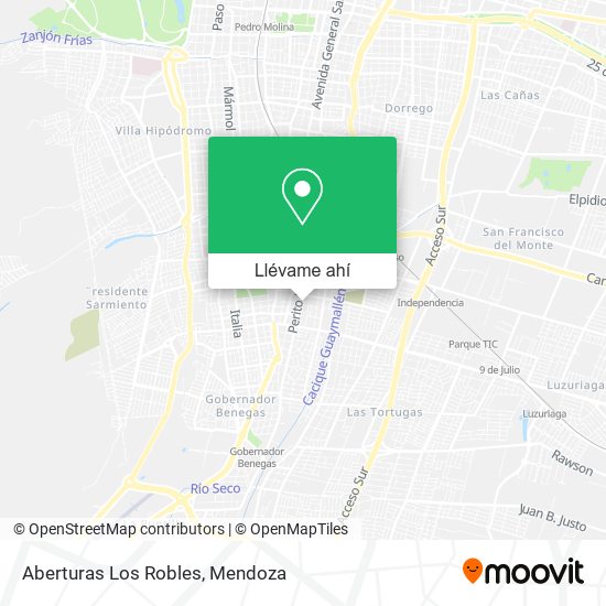 Mapa de Aberturas Los Robles